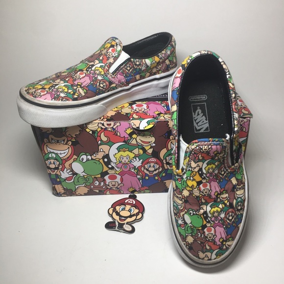 super mario vans kids